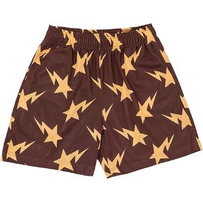 شورتات كرة السلة للرجال يطبع شبكة رسومية تنفس تشغيل شورتات رياضية سريعة الجفاف للرياضة in Kuwait