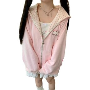 y2k cutecore kawaii hoodie لطيف القط coquett in Saudi Arabia