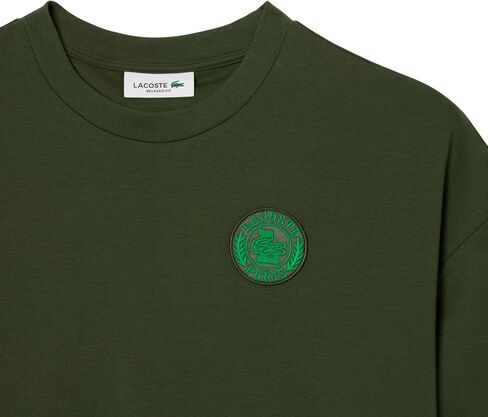 Lacoste Women's Paris Badge Accent Jersey T-Shirt in Saudi Arabia