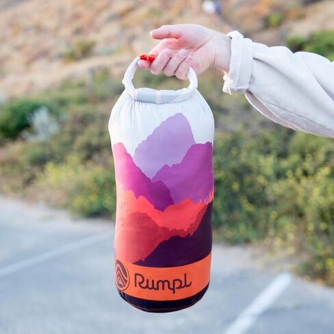 Rumpl Original Puffy Plant - بطانية التخييم الدافئة منتفخة ، وعزل البوليستر المعاد تدويره بنسبة 100 ٪ ، بطانية خفيفة الوزن ، قابلة للتعبئة ، مقاومة للماء ، منتفخة في الهواء الطلق ، 52 "x75" in Kuwait