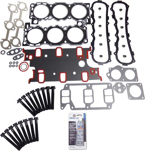 CPWK392 Head Gasket Set Bolt Kit Fits: 86-92 Ford Bronco II Ranger 2.9L V6 OHV VIN T Cu. 177 in Saudi Arabia