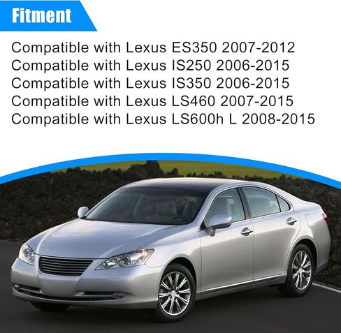 FZJDSD مقبض الباب الخارجي الأمامي اليسرى LH متوافق مع لكزس ES350 2007-2012 IS250 2006-2015 IS350 2006-2015 LS460 2007-2015 LS600H L 2008-2015 استبدال 6921833010 692206060 in Saudi Arabia