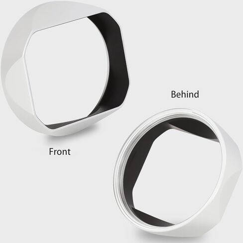 Haoge Metal Front Lens Cap Cover for Leica Q3 43 Q3 Q2 Q Type 116 q Type116 Digital Camera Accessories Silver in Saudi Arabia