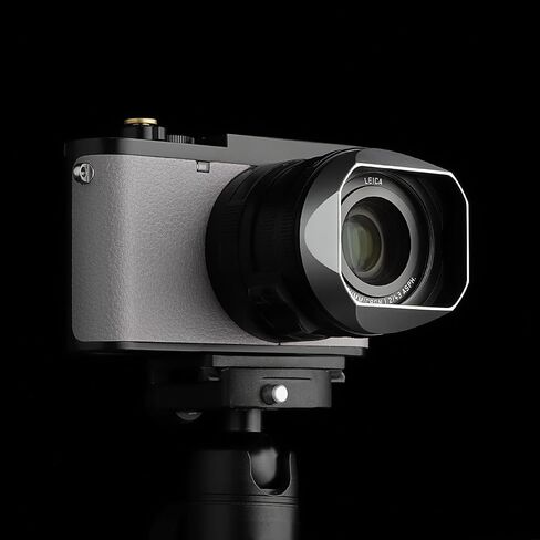 Haoge Metal Front Lens Cap Cover for Leica Q3 43 Q3 Q2 Q Type 116 q Type116 Digital Camera Accessories Silver in Saudi Arabia