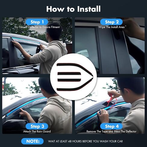 Side Window Deflectors Rain Guards Vent Window Visors for Ford Explorer 1991-2001 for Ford Explorer Sport Trac 2001-2005 for Mercury Mountaineer 1997-2001 Front Rear in Saudi Arabia