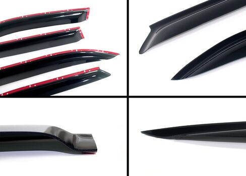 Cuztom Tuning JDM Smoke Window Visor Rain Guard Compatible with 1998-2002 6th Generation Honda Accord 4 Door Sedan in Saudi Arabia