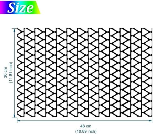 LZLRUN 2PCS Honeycomb حماية المصابيح الأمامية ملصقات فيلم CAR DIY لماص اللصقات اللصقات اللصق لفيلم للسيارة الخلفية الخلفية ضوء 18.89 '× 11.81' (فيلم Honeycomb Red) in Kuwait
