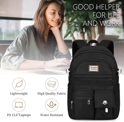 Girls Backpack for School, Cute backpack for girls teens, School bookbag for Girls Teens college Students,Water Resistant school bag, Backpack for Women, mochilas escolares para niñas, Bookbag Beige in Saudi Arabia