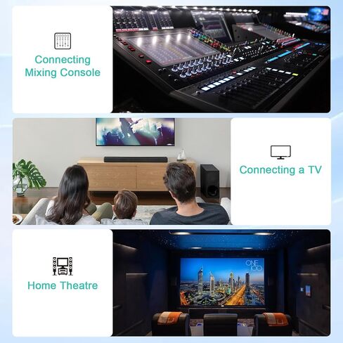 كابل EMK Subwoofer Digital Coxial Cable مزدوج محمي مع RCA مطلي بالذهب إلى موصلات RCA SPDIF (15 قدمًا ، ذكر RCA Coansial إلى أنثى ، Brown1) in Kuwait