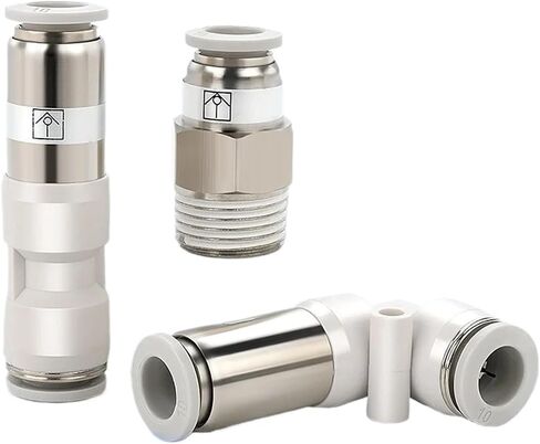 Air Fitting Pneumatic Union VPC Pneumatic Valve Copper Nickel Plated One-Way Check Valve(VPC6-01,10PCS) in Saudi Arabia