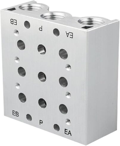 1PCS SS5Y Manifold Base For Air Solenoid Valve SY Series For SY5120 Solenoid Valve(5Y5-6F) in Saudi Arabia