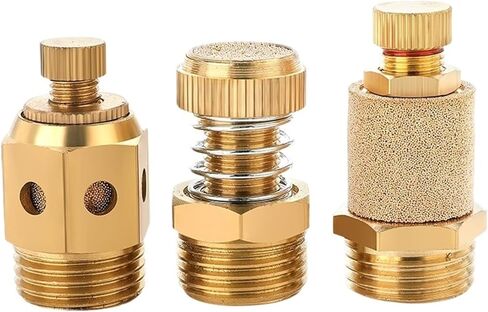 50PCS SL Throttle Muffler Copper Solenoid Valve Muffler(TM 1I2) in Saudi Arabia