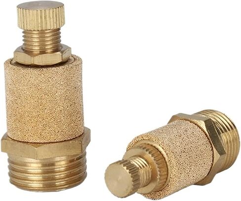 50PCS SL Throttle Muffler Copper Solenoid Valve Muffler(TM 1I2) in Saudi Arabia