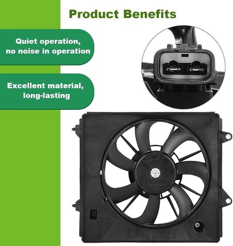 Scitoo AC Condenser Cooling Assombly for 2015-2020 for Honda for 1.5L FIT 621375 ، 611480 ، 76365 ، 386155R1003 ، 386115R1003 ، 386165R1003 in Saudi Arabia