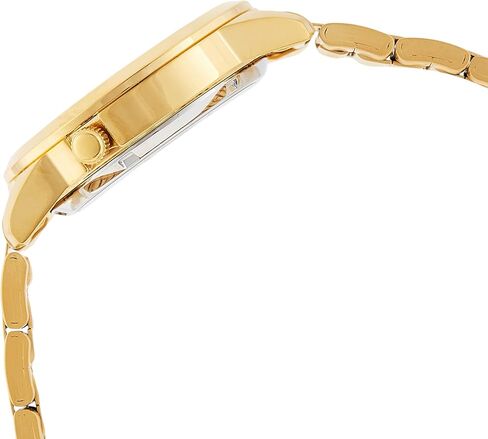 Seiko Men's SNKK22 Gold Plated Stainless Steel Analog with Black Dial Watch in Saudi Arabia