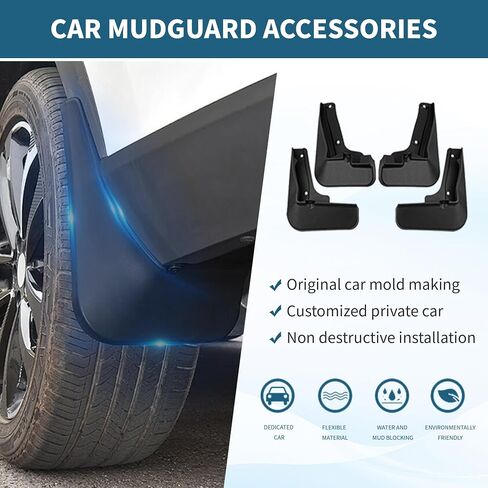 Upgraded Mud Flaps for 2015-2021 Honda HRV MudFlaps Accessories, Front and Rear Splash Guards No Drilling Mud Guards for 2015-2021 Honda HRV Accessories (Set of 4) in Saudi Arabia