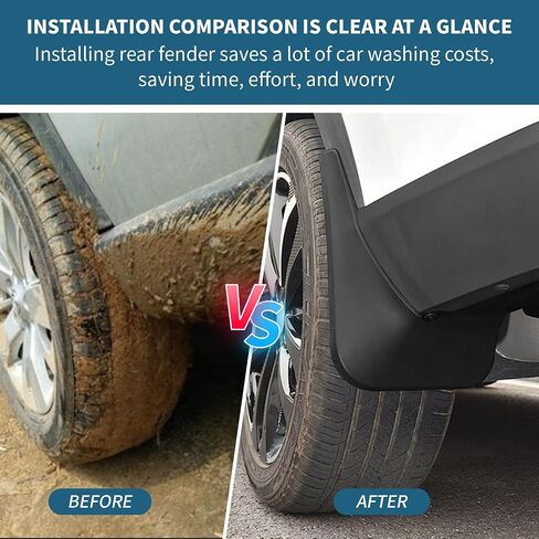 Upgraded Mud Flaps for 2015-2021 Honda HRV MudFlaps Accessories, Front and Rear Splash Guards No Drilling Mud Guards for 2015-2021 Honda HRV Accessories (Set of 4) in Saudi Arabia