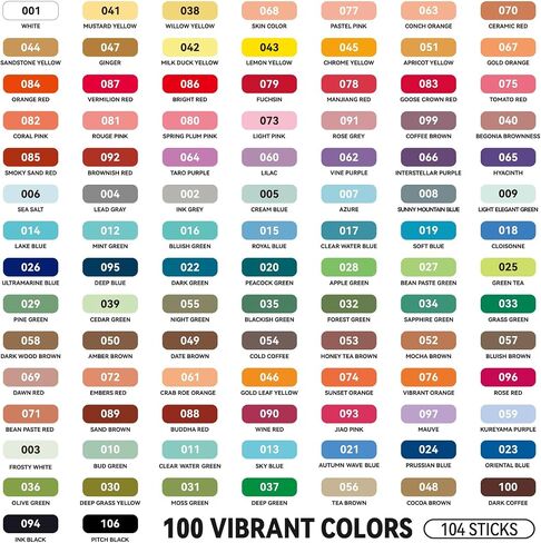 LIGHTWISH Professional Oil Pastels, 48 Vibrant Colors Plus 4 White, Set of 52, Creamy and Pigmented Artist Soft Oil Pastels for Blending, Layering & Shading in Saudi Arabia