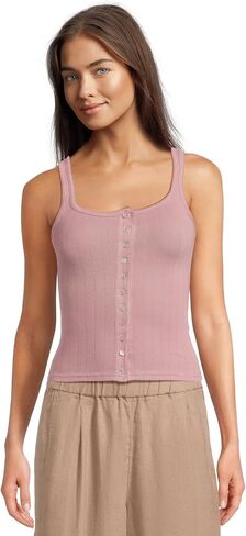 Free People Women's End Game Pointelle Tank in Saudi Arabia