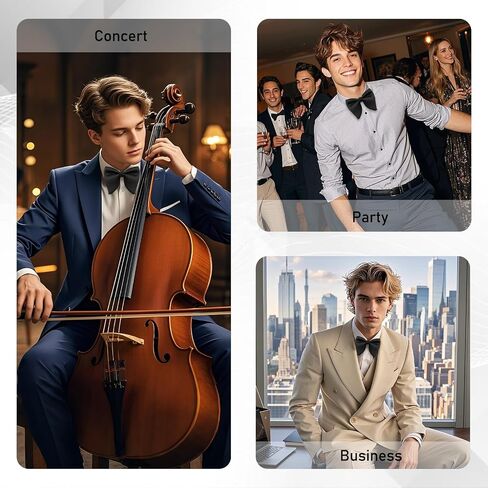 Oversized Bow Ties for Men Adjustable Pre-tied Mens Bowtie Solid Color Tuxedos Bowties Wedding Party Concert in Kuwait