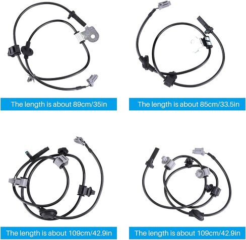 ABS Wheel Speed Sensor Fit for 2016-2017 for Subaru Crosstrek 2014-2018 for Subaru Forester 2013 for Subaru XV Crosstrek Rear Left Rear Right Front Left Front Right 4pcs ABS Sensors in Saudi Arabia