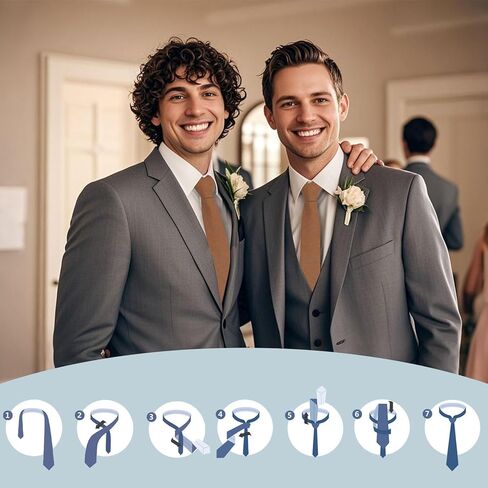 Suede Ties for Men, Solid Color Neckties for Men Vintage Mens Tie for Wedding Party Banquet Tuxedo Shirt Groomsmen in Kuwait