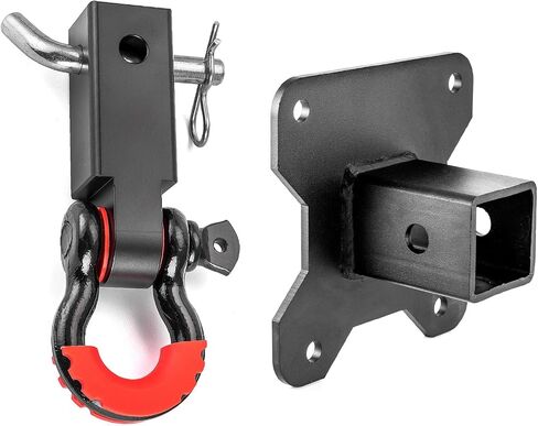 Weisen UTV 2 "Hitch Receiver Hitch & 2" Shackle Hitch Receiver مع 3/4 '' D Ring Shackle ، 7/8 "قفل PIN متوافق مع Polaris RZR XP 1000 2014-2024 in Saudi Arabia