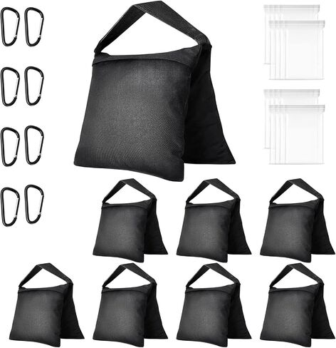 EMART Upgraded Heavy Duty Sandbag - Photo Video Studio Stage Film Weight Bags for Photo Video Studio, Light Stands Boom Arms Tripods - 6 Pack in Kuwait