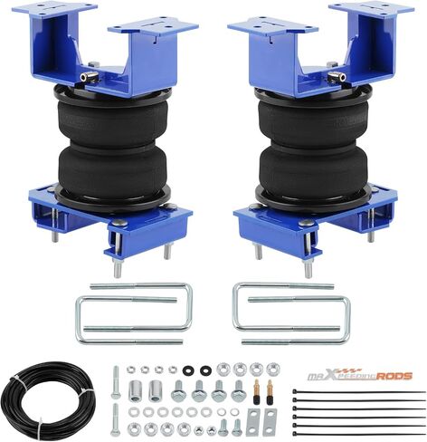 MaxPeedingrods 5000 رطل أدوات التعليق الهوائي لشيفروليه سيلفرادو 1500 Trail Boss GMC Sierra 1500 AT4 4WD 2019-2025 Air Helper Spring Kit in Saudi Arabia