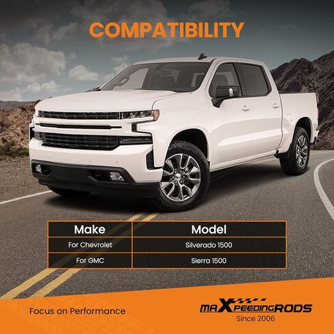 MaxPeedingrods 5000 رطل أدوات التعليق الهوائي لشيفروليه سيلفرادو 1500 Trail Boss GMC Sierra 1500 AT4 4WD 2019-2025 Air Helper Spring Kit in Saudi Arabia