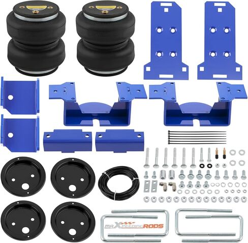 MaxPeedingrods 5000 رطل أدوات التعليق الهوائي لشيفروليه سيلفرادو 1500 Trail Boss GMC Sierra 1500 AT4 4WD 2019-2025 Air Helper Spring Kit in Saudi Arabia