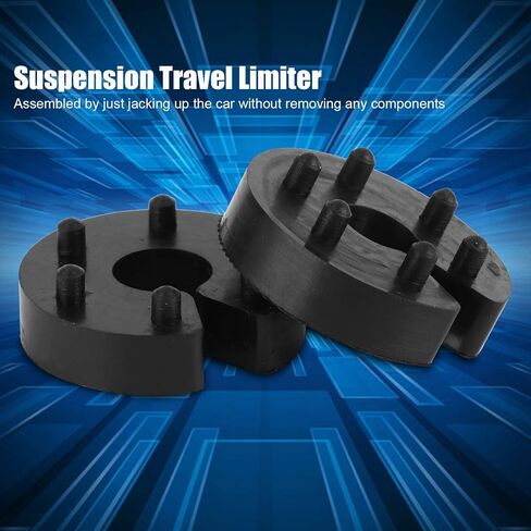 Universal Suspension Travel Limiter Kit for Car, Rubber, with Good Elasticity, for Most Vehicles in Saudi Arabia