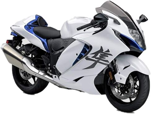 أبيض أبيض أبيض نداء مناسب لسوزوكي 2021 2022 2023 GSXR 1300 Hayabusa Gen3 Injection ABS Plastics Pheasharket Bodywork Kit Set 21 22 23 YTL05 in Saudi Arabia