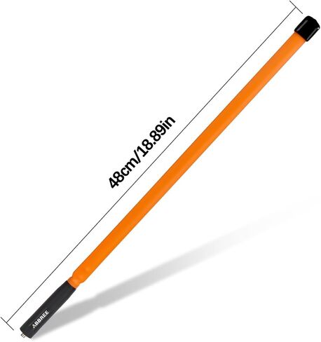 ABBREE SMA-Female Ham Radio Antenna VHF/UHF 18.8-inch 144/430MHz High Gain Foldable CS Tactical Antenna for Baofeng UV-5R BF-F8HP 5RM K5PLUS UV-21R AR-152 Quansheng K6 UVK5(8) Radio Accessories in Kuwait