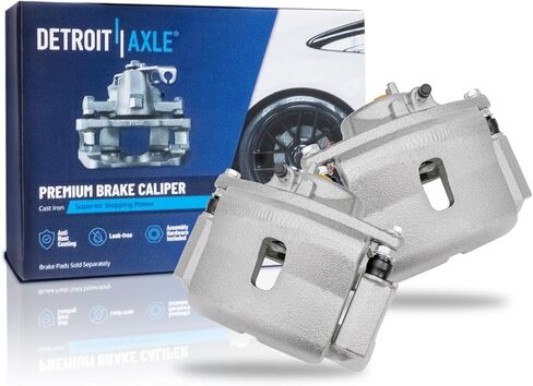 Detroit Axle-Front 2PC الفرجار الفرامل لـ 01-02 Acura MDX ، 99-04 Honda Odyssey ، 2 قرص فرامل الفرجار 1999 2000 2001 2002 2003 2004 استبدال in Saudi Arabia