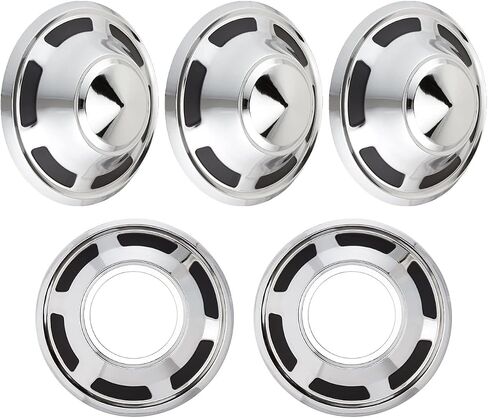 Genuine OEM 3 Rear & 2 Front Center Wheel Caps Kit For Toyota Land Cruiser 69-84 in Saudi Arabia