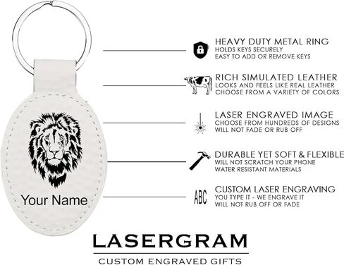 LaserGram Oval Keychain, Old Farm Tractor, Personalized Engraving Included in Saudi Arabia