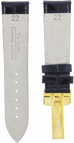 eWatchparts 17-18-19-20-21-22-23-24mm حزام جلدي مع مشبك نشر الذهب متوافق مع Tissot in Saudi Arabia