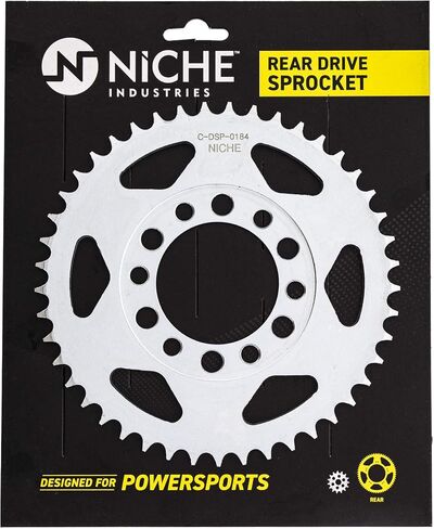 NICHE Drive Sprocket Chain Combo for Yamaha DT125 Front 16 Rear 45 Tooth 428VM-X X-Ring 112 Links in Saudi Arabia