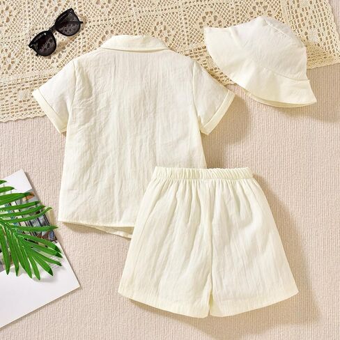 Hiha Toddler Boys Mexican Mexican Servidered Short Set 2-7 Years in Saudi Arabia