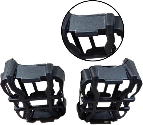 Tail Light Guards for Jeep Wrangler JL 2018-2021，Aluminum Alloy Wrangler Accessories，Elite Guard Style Kit（Textured Black） (Rear Tail Light Guards) in Kuwait