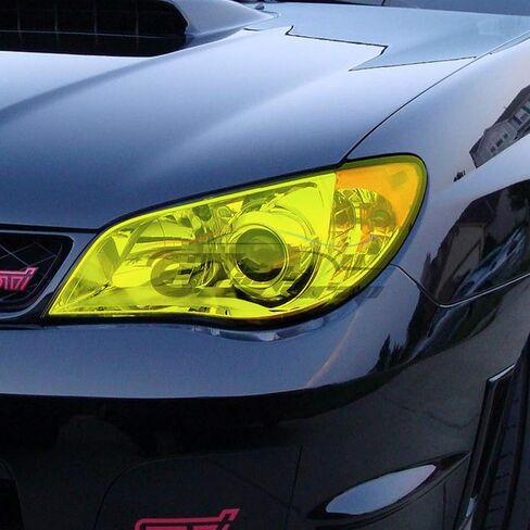 EZAUTO WRAP Free Tool Kit 12"x48" (1FT x 4FT) Glossy Clear Transparent Headlight Taillight Fog Light Side Marker Vinyl Tint Film Self Adhesive in Saudi Arabia