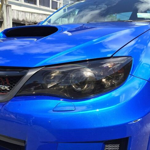 EZAUTO WRAP Free Tool Kit 12"x48" (1FT x 4FT) Glossy Clear Transparent Headlight Taillight Fog Light Side Marker Vinyl Tint Film Self Adhesive in Saudi Arabia
