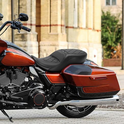 نسخة. راكب دراجة نارية السائق مقعد راكب مناسب ل Harley Touring 2023-Later Cvo Street Glide Flhxse ، Cvo Road Glide Fltrxse | 2024-Later Street Glide Flhx و Road Glide Fltrx و Fltrxstse in Kuwait