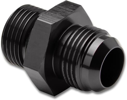سلالة السيارات 10AN ANODIDED T-6061 Aluminium Black Oil Straight Line Adapter (7/8-14 UNF) in Saudi Arabia