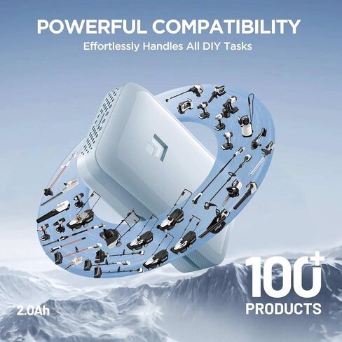 LiTHELi Battery Pack 2.0Ah, 20V Lithium Batteries Suitable for U20 Power Tools and Outdoor Power Equipment in Kuwait