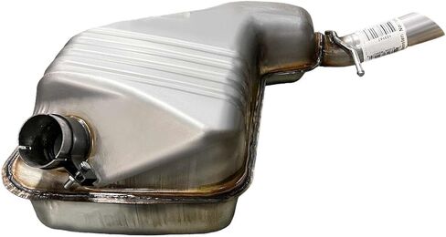 Northeastern Exhaust | Stainless Steel Resonator Pipe & Muffler Exhaust System Kit Compatible for Volvo S60 2001-2009 2.4L | Fee Gasket and Clamps Included | Turbo in Saudi Arabia