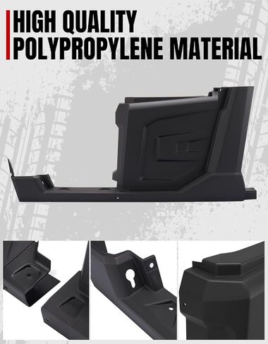 A & UTV Pro Driver Hand Hand Center Fender مع Rocker لعام 2014-2019 Polaris Ranger 570 900 1000 ملحقات الديزل Crew استبدال #5450352-070 ، الجانب الأيسر الأمامي السائق in Saudi Arabia