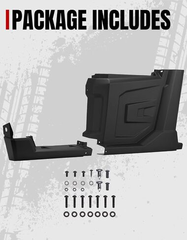 A & UTV Pro Driver Hand Hand Center Fender مع Rocker لعام 2014-2019 Polaris Ranger 570 900 1000 ملحقات الديزل Crew استبدال #5450352-070 ، الجانب الأيسر الأمامي السائق in Saudi Arabia