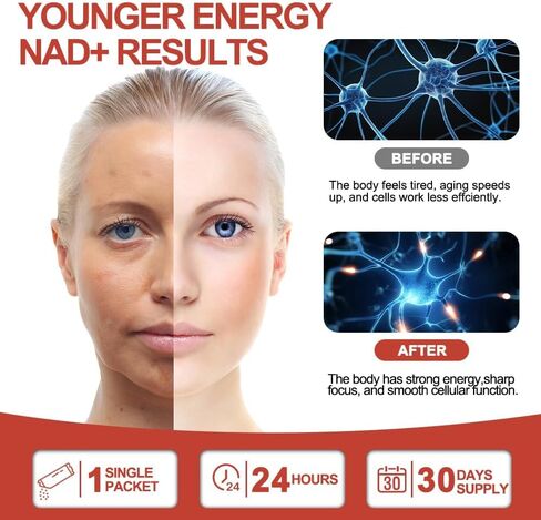 ملحق NAD 1200mg مع الريبوسيد النيكوتيناميد ، PQQ & Resveratrol-دعم الطاقة الخلوية المتقدمة وطول العمر-صيغة مضادة للشيخوخة للوضوح العقلي-30 حزم in Kuwait